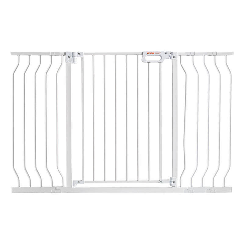 VEVOR Baby Gate Extra Wide 749-1346mm 762mm High Dog Gate White
