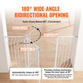 VEVOR Baby Gate Extra Wide 749-1346mm 762mm High Dog Gate White