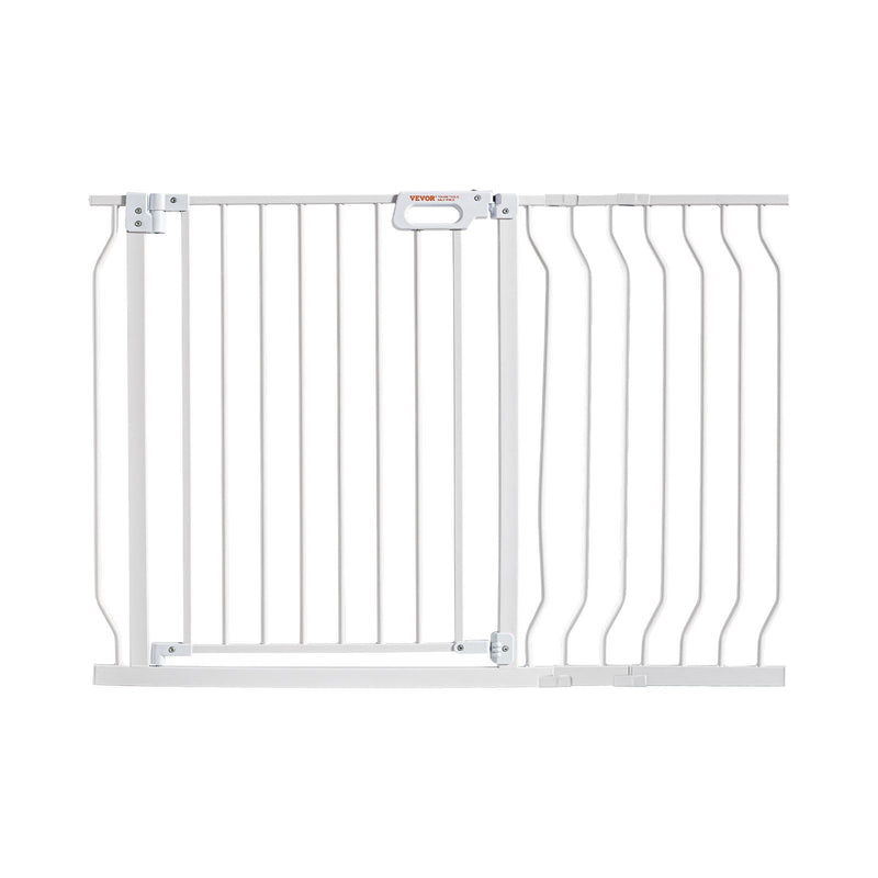 Artiss Baby Gate Extra Wide 749-1229mm White Auto Close Pressure Mount