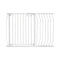 Artiss Baby Gate Extra Wide 749-1229mm White Auto Close Pressure Mount