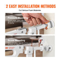 Artiss Baby Gate Extra Wide 749-1229mm White Auto Close Pressure Mount