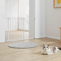 Artiss Baby Gate Extra Wide 749-1229mm White Auto Close Pressure Mount