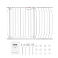 Artiss Baby Gate Extra Wide 749-1229mm White Auto Close Pressure Mount