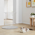 VEVOR Levitex Baby Gate 760mm Extra Wide Auto Close White Pressure Mount