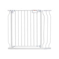 VEVOR Levitex Baby Gate 760mm Extra Wide Auto Close White Pressure Mount