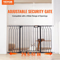 Baby Gate Extra Wide 749-1346mm 762mm High Auto Close Black