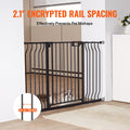 Baby Gate Extra Wide 749-1346mm 762mm High Auto Close Black