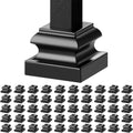 50x Aluminum Baluster Flat Shoes Wrought Iron Staircase Spindles