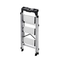Folding Step Ladder 3 Step 150kg Capacity Aluminum Anti-Slip Pedal