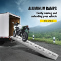 Aluminium Trailer Ramps 60x12 6000LBS Beavertail Hook End Pair