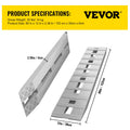 Aluminium Trailer Ramps 60x12 6000LBS Beavertail Hook End Pair