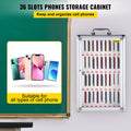 Cell Phone Locker 36 Slots Storage Cabinet Clear Pocket Chart