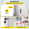 Cell Phone Locker 36 Slots Storage Cabinet Clear Pocket Chart