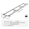 Chainsaw Mill Rail Guide System 9ft Aluminum 4 Crossbar Kit