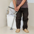 Toilet Safety Rail Adjustable 136kg Grab Bar Padded Armrests