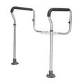 Toilet Safety Rail Adjustable 136kg Grab Bar Padded Armrests