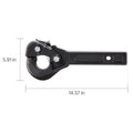 Pintle Hitch 50.4 mm Receiver Hook 63.5 - 76.2 mm Lunette Ring 9070 kg