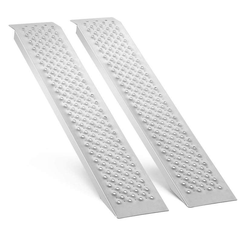 Portable Loading Ramps 2pc 1200x215mm Aluminum 399kg Capacity ATV