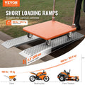 Portable Loading Ramps 2pc 1200x215mm Aluminum 399kg Capacity ATV