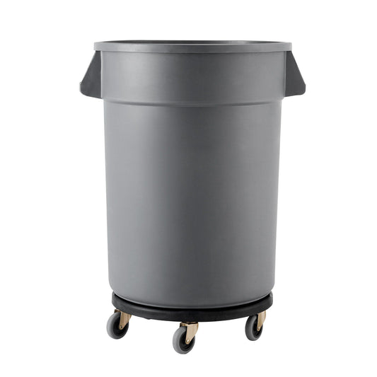 Trash Can Dolly 500lbs 4 Wheels Fits 20 32 44 55 Gallon