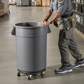 Trash Can Dolly 500lbs 4 Wheels Fits 20 32 44 55 Gallon