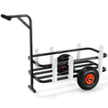 Beach Fishing Cart 91kg 275mm Wheels 7 Rod Holders Steel