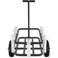 Beach Fishing Cart 91kg 275mm Wheels 7 Rod Holders Steel