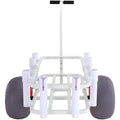 Beach Fishing Cart 136kg 330mm Wheels 8 Rod Holders Trolley