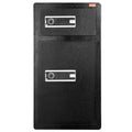 Double Door 7.2cu.ft Safe Box Fireproof Black LED Light Password