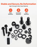 280pc Metric Bolts Nuts Screws Washers Assortment Kit M6 M8 M10
