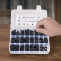 280pc Metric Bolts Nuts Screws Washers Assortment Kit M6 M8 M10