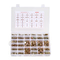 906pc Metric Bolts Nuts Screws Washers Assortment Kit M4-M8 Grade 8.8