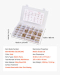 906pc Metric Bolts Nuts Screws Washers Assortment Kit M4-M8 Grade 8.8