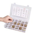 906pc Metric Bolts Nuts Screws Washers Assortment Kit M4-M8 Grade 8.8