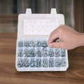 Bolts Nuts Screws Washers Assortment 2250pc M3-M8 Metric Imperial