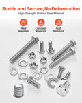 246pc Stainless Steel Bolts Nuts Washers Assortment Kit Case