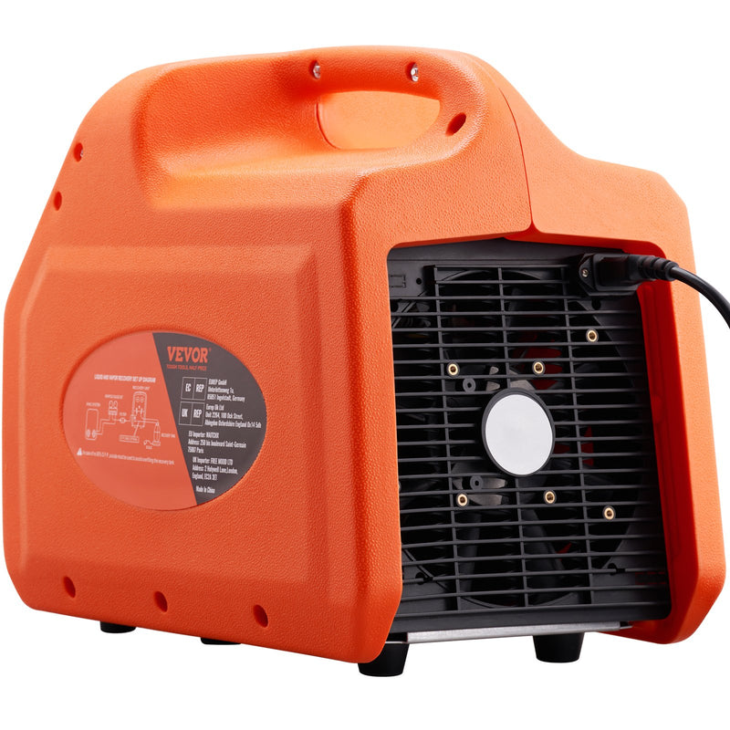 Portable 3/4 HP Refrigerant Recovery Machine Vapor Liquid