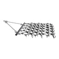 Drag Harrow 5x4.5ft 60 Teeth Chain ATV UTV Tractor Soil Preparation