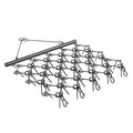 Drag Harrow 5x4.5ft 60 Teeth Chain ATV UTV Tractor Soil Preparation