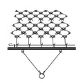 Drag Harrow 4x4 69 Teeth Chain ATV UTV Tractor Attachment