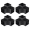 Pergola Bracket Kit 152x152mm 4pcs 3-Way Heavy Duty Corner Post Base