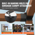 Pergola Bracket Kit 152x152mm 4pcs 3-Way Heavy Duty Corner Post Base