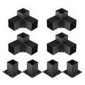 Pergola Bracket Kit 4x4 8pcs Heavy Duty Corner Post Base Wooden