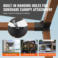 Pergola Bracket Kit 4x4 8pcs Heavy Duty Corner Post Base Wooden