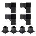 Pergola Bracket Kit 4x4 8pcs Heavy Duty Corner Post Base Wooden