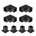 Pergola Bracket Kit 4x4 8pcs Heavy Duty Corner Post Base Wooden