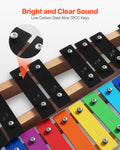 Glockenspiel Xylophone 27 Notes Metal Keys 4 Mallets Bag