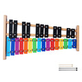 Glockenspiel Xylophone 27 Notes Metal Keys 4 Mallets Bag