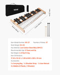 Glockenspiel Xylophone 27 Notes Metal Keys with Mallets Bag