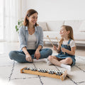 Glockenspiel Xylophone 27 Notes Metal Keys with Mallets Bag